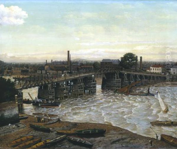 Old Battersea Bridge - view 1