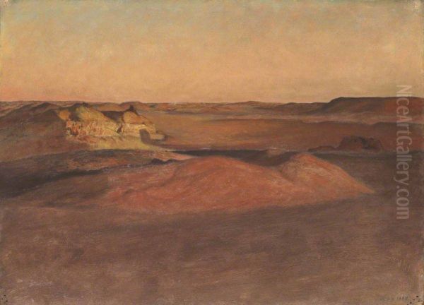 The Libyan Desert, Sunset - view 1