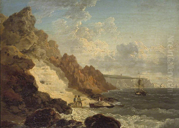 Sand Quarry at Alum Bay - view 1