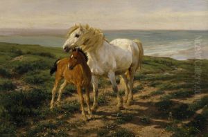 Mother and Son by Henry William Banks Davis, R.A.