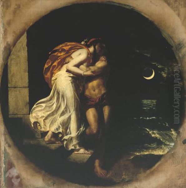 The Parting of Hero and Leanderby William Etty. - view 1