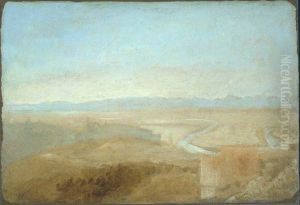 Hill Town on the Edge of the Campagna by J. M. W. Turner