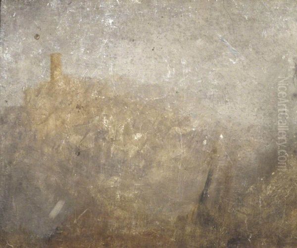 Hilly Landscape with Tower - view 1