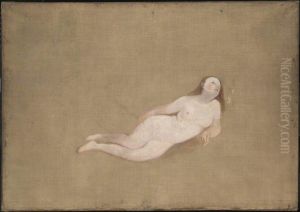 Two Recumbent Nude Figures by J. M. W. Turner