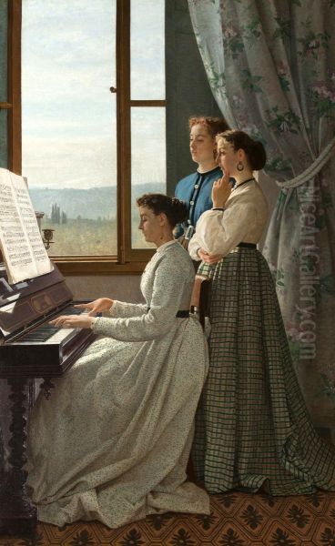 The singing of the folk song - view 1