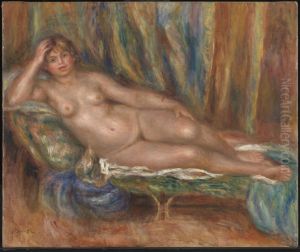 Nude on a Couch by Pierre Auguste Renoir