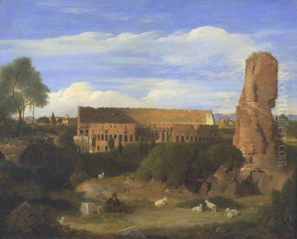 The Colosseum from the Campo Vaccino - view 1