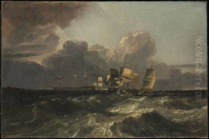Ships bearing up for Anchorage ('The Egremont Seapiece') by J. M. W. Turner