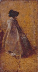 Study of a Girl in a Cloak and Bonnet