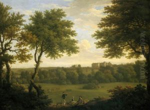View of Copped Hall in Essex, from the Park