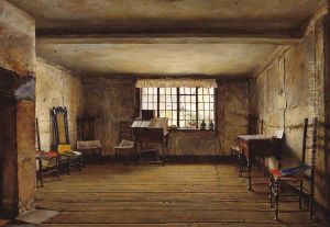 The Room in Which Shakespeare Was Born by Henry Wallis