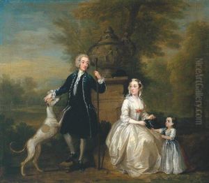 Ashley Cowper with his Wife and Daughter Ashley Cowper with his Wife and Daughter