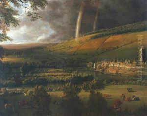 Landscape with Rainbow, Henley-on-Thames by Johannes Siberechts