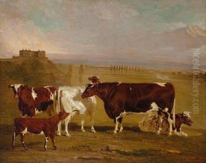 Portraits of Cattle of the Improved Short-Horned Breed, the Property of J. Wilkinson Esq. of Lenton, near Nottingham