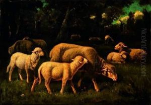 Moutons Au Pres