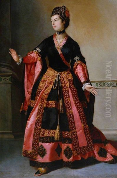 Mrs Yates as Mandane in 'The Orphan of China' - view 1