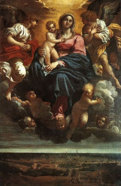 The Virgin and Child in the Clouds - view 1