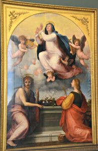 Assunzione della Vergine con san Giovanni Battista e santa Caterina d'Alessandria by Fra Bartolomeo