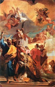 Madonna in gloria con i Santi by Giovanni Battista Tiepolo