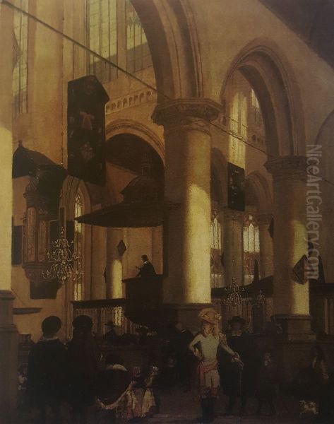 Church Service in Delft - view 1