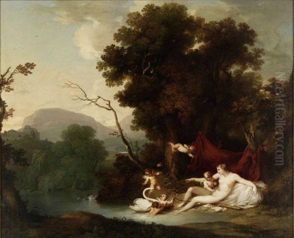 Leda and the Swan - view 1