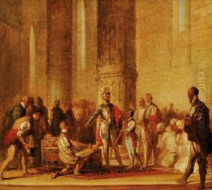 King Afonso V of Portugal knights the Prince John thumbnail