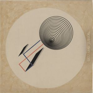 Proun 93 (Konischer) by Eliezer Markowich Lissitzky