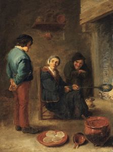 The Pancake Baker by David Teniers the Younger