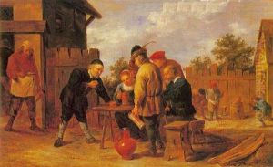 Dice and Skittles Players at an Inn