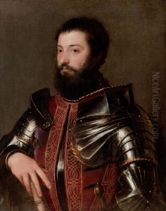 Portrait of a Man in Armour by Titian