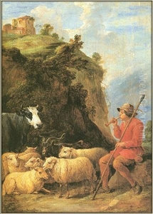 A Shepherd playing Music for his Flock A Shepherd playing Music for his Flock