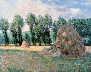 Haystacks by Claude Oscar Monet