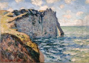 The Cliff of Aval, Etretat by Claude Oscar Monet