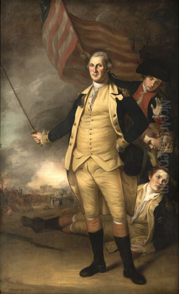 George Washington at the Battle of Princeton - view 1