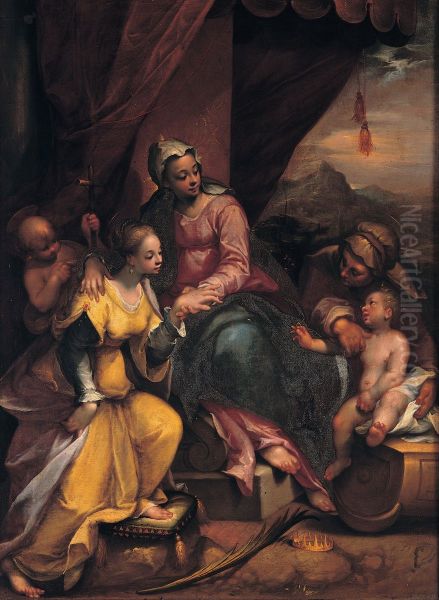 Mystic marriage of Saint Catherine - view 1