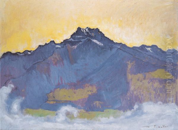 Die Dents du Midi von Chesieres aus - view 1