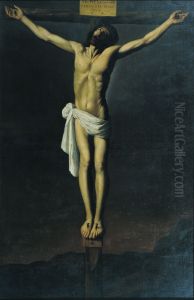 Christ Crucified by Francisco de Zurbaranand workshop