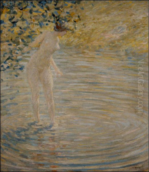 Bathing in a Stream - view 1