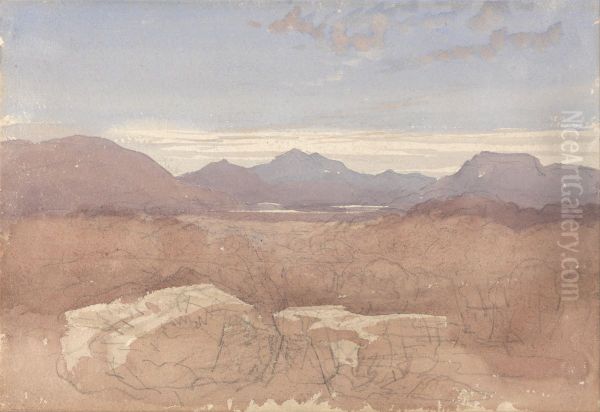 A Mountainous View, North Wales - view 1