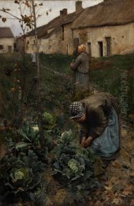 Peasant Landscape by Frederick Judd Waugh