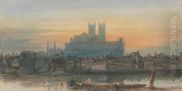 Westminster from Lambeth - view 1