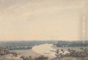 The Thames from Richmond Hill Looking Southwest The Thames from Richmond Hill Looking Southwest