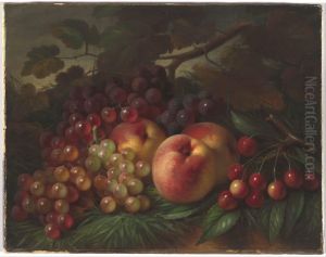 Peaches, Grapes and Cherries by George Henry Hall