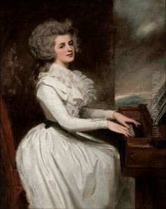 Charlotte, Mrs Thomas Raikes by George Romney