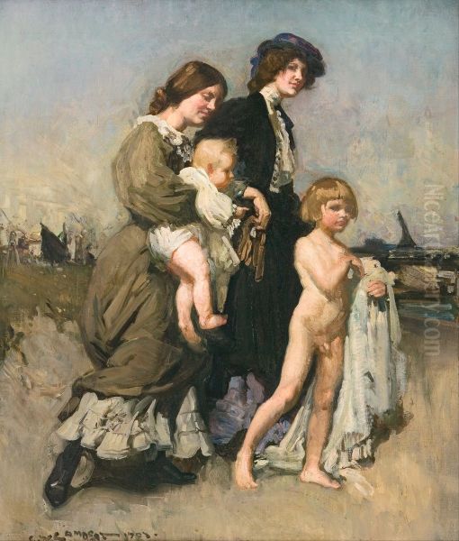 The holiday group (The bathers) - view 1
