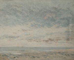 Low Tide at Trouville by Gustave Courbet