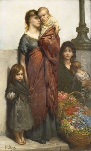 Flower Sellers of London by Gustave Dore