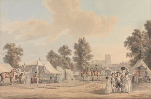 An Encampment in St. James Park by Paul Sandby