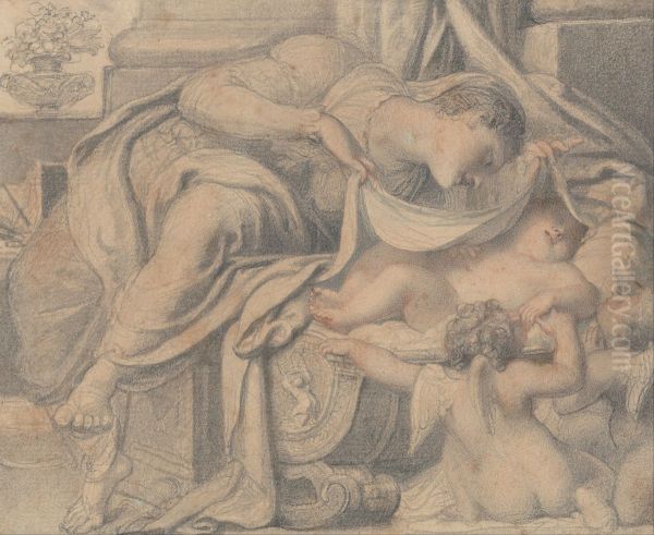 Venus Adoring Cupid - view 1