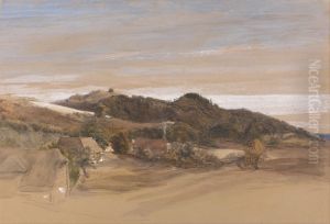 Underriver Hills, near Sevenoaks, Kent, from the Grounds of J. Herries, Esq. by Samuel Palmer